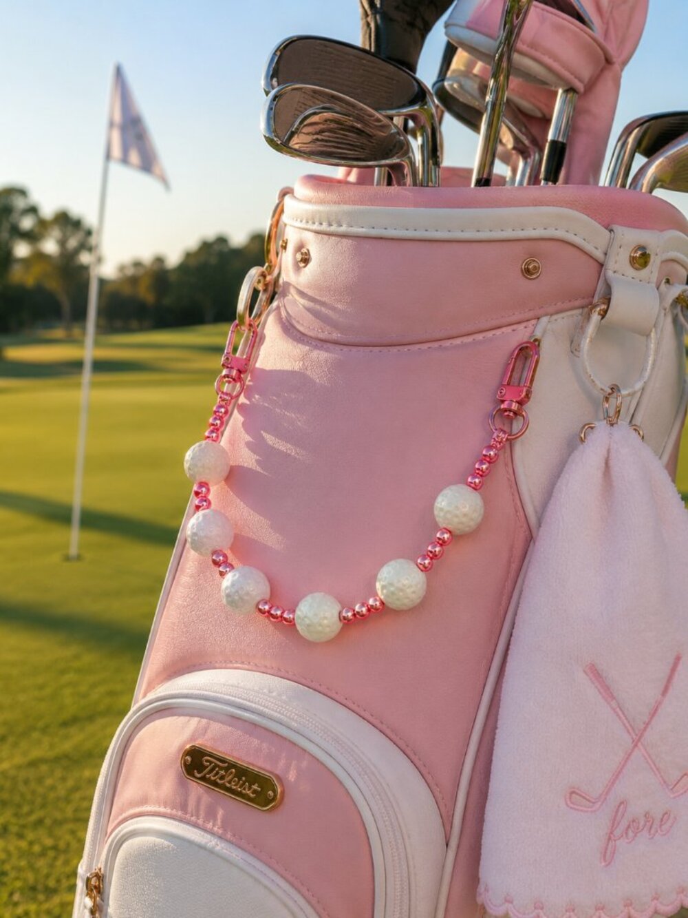Golf Lover Bag Charm